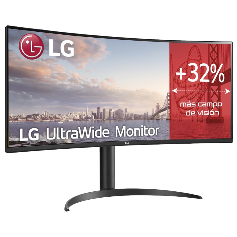 Ecran PC Gaming LG UltraGear 34" - Courbe WQHD 3440x1440 160Hz - Dalle VA 5ms - HDR10 - AMD FreeSync Premium