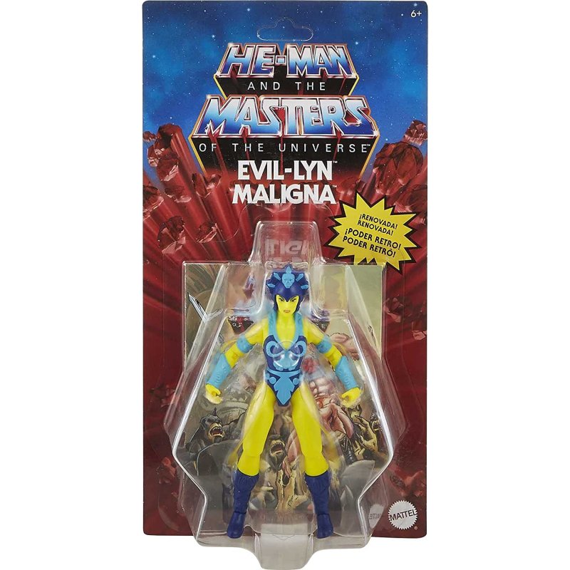 Masters Of The Universe Origins – Action Figure Evil-Lyn 14cm, Collezione Cartoon, Con Bacchetta E Scettro, Giocattolo 6+ Anni - 4