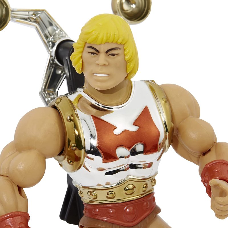 Figura De Acción Masters Del Universo MOTU Origins Bolt Man, Juguete De 14 Cm Con 16 Puntos De Articulación, Embalaje Clásico Y Minicómic, Ideal Para Coleccionistas Y Niños +6 Años