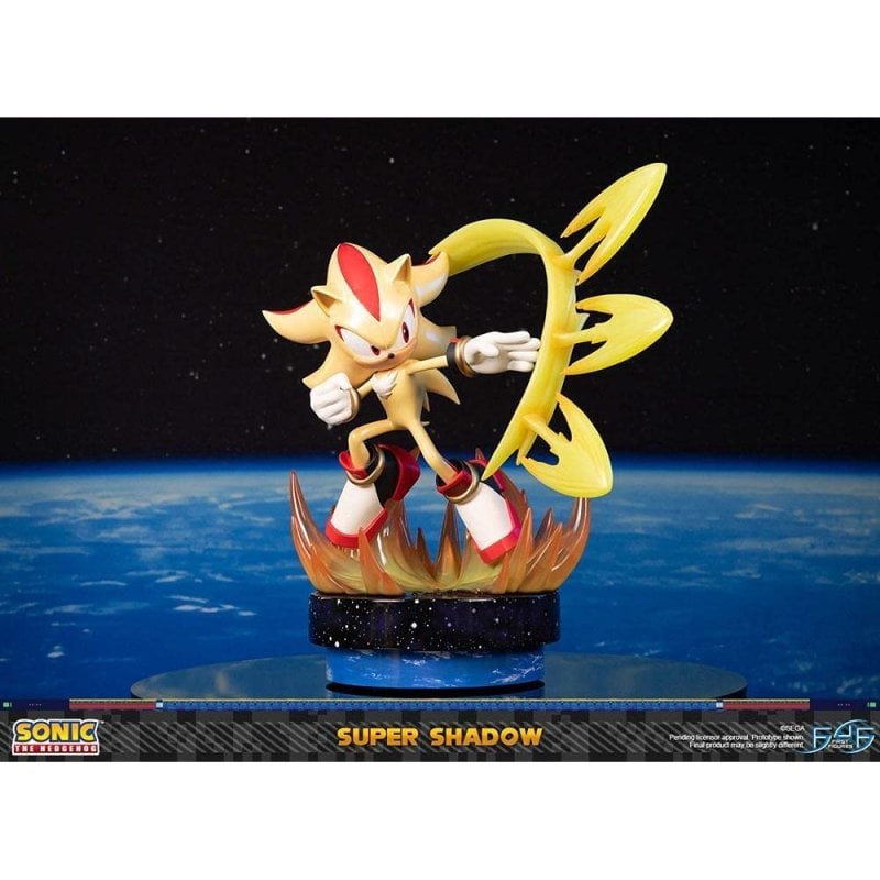 Primeiras 4 figuras Sonic the Hedgehog Super Shadow Statue 50 cm