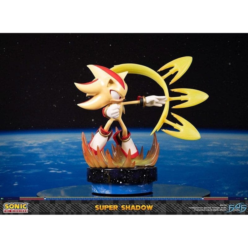 Primeiras 4 figuras Sonic the Hedgehog Super Shadow Statue 50 cm