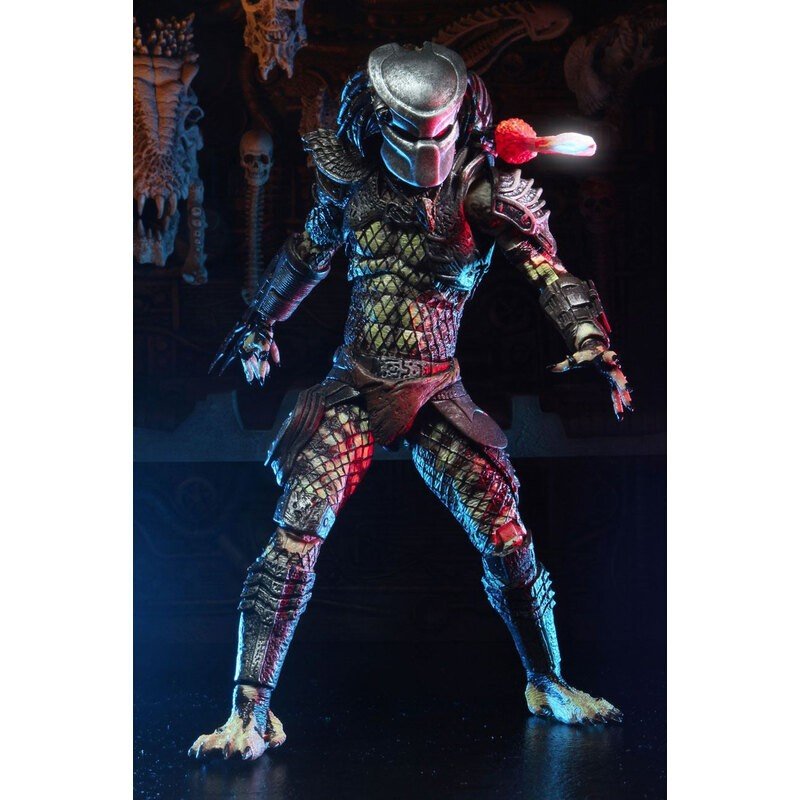 NECA Ultimate Boar Predator 2 – Figura Action Da 20 Cm Con Accessori, Ideale Per Collezionisti