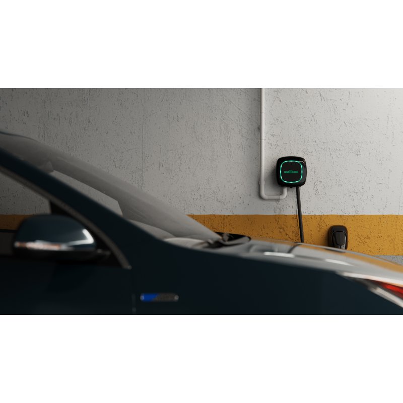 Wallbox Pulsar Max - Borne De Recharge EV 7,4 KW Type 2, WiFi/Bluetooth, Intérieur/extérieur, Câble 5m - 11