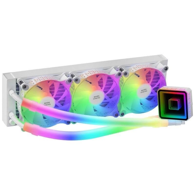 Mars Gaming MLULTRA360W système de refroidissement d'ordinateur Processeur Refroidisseur de liquide tout en un 12 cm 1 pièce Neuf - vue 4
