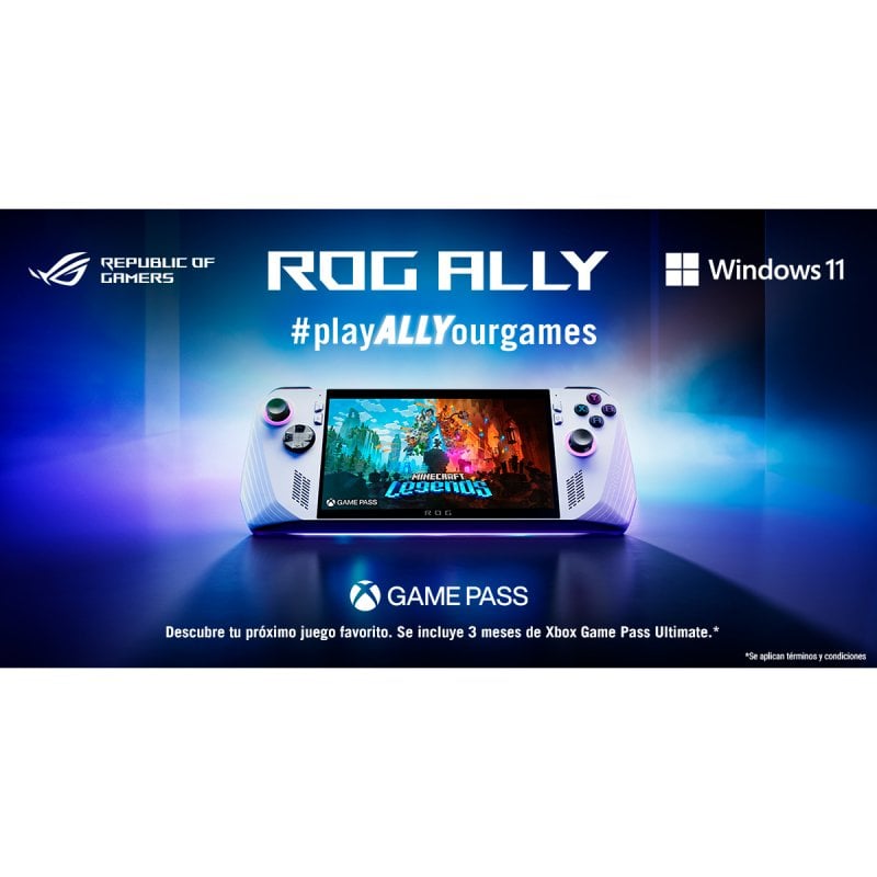 Asus Rog Ally 7'' 16gb Lpddr5, 120hz Fhd 1080p Processador Amd Z1