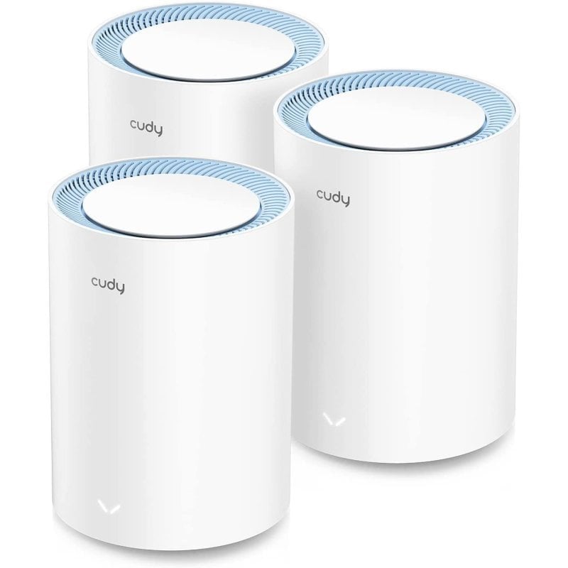 Cudy M1200 Pack De 3 Sistemas Wi Fi En Malla Doble Banda AC1200 cudy-m1200-pack-de-3-sistemas-wi-fi-en-malla-doble-banda-ac1200