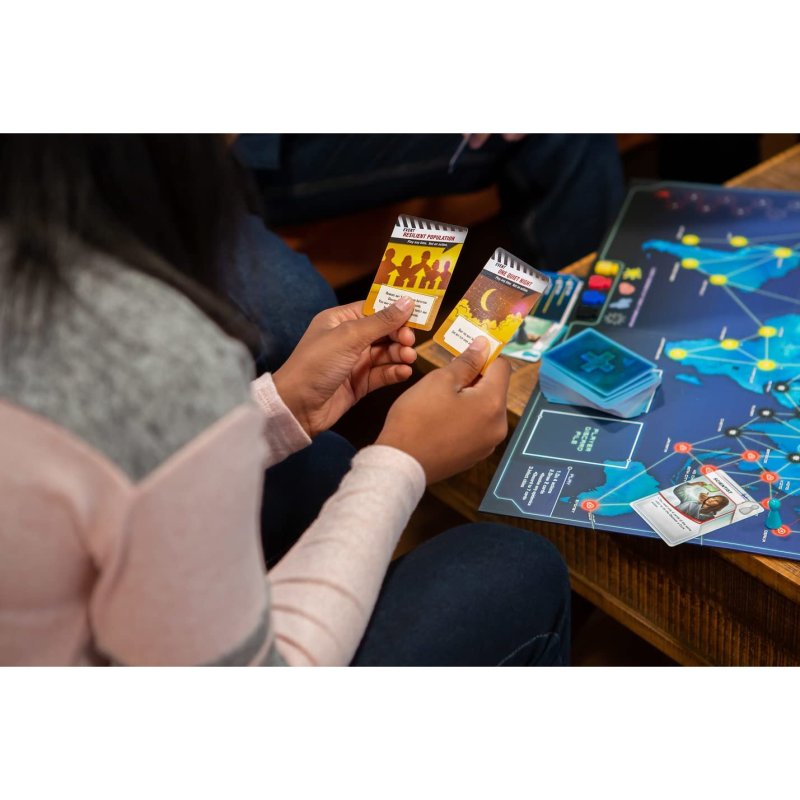 Asmodee Pandemic: Schnelle Reaktion – Kooperatives Brettspiel, Italienische Ausgabe, Für 2–4 Spieler Ab 8 Jahren