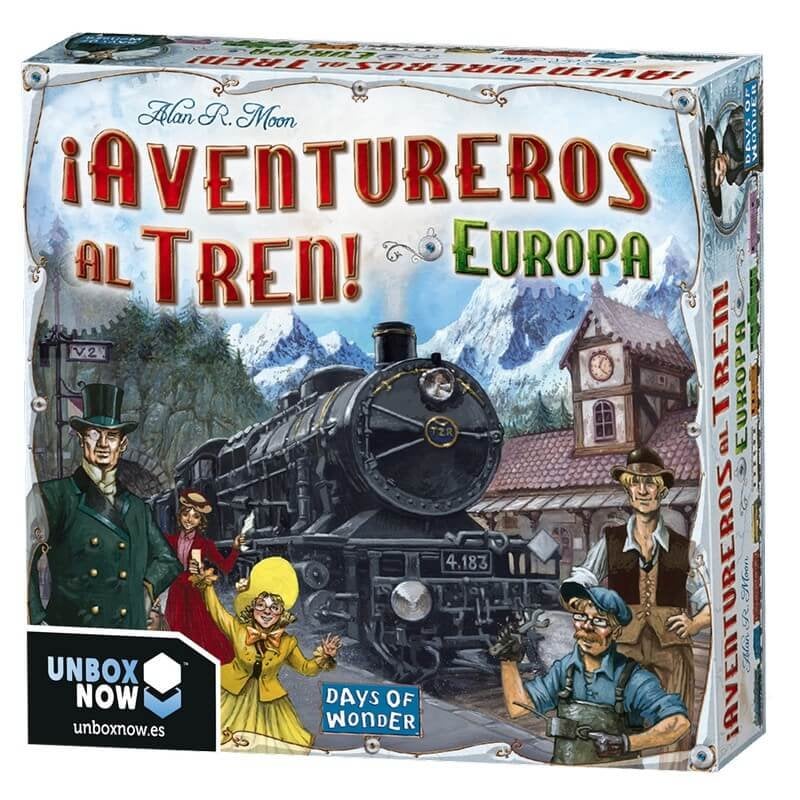 Aventureiros Asmodee para o trem! Jogo de Tabuleiro Europa