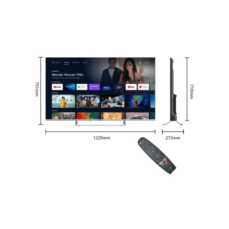 Telecomando Universale Bluetooth Con Controllo Vocale Per Smart Tech TV – Compatibile 50QA20V3, 55UA10V3 E Altri - 4