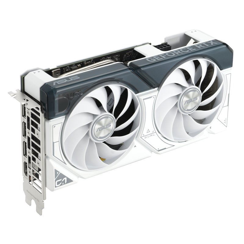 ASUS Dual NVIDIA GeForce RTX 3060TI Carte graphique blanche (PCIe 4.0, 8 Go  GDDR6X, HDMI 2.1, DisplayPort 1.4a, double roulement de ventilateur à