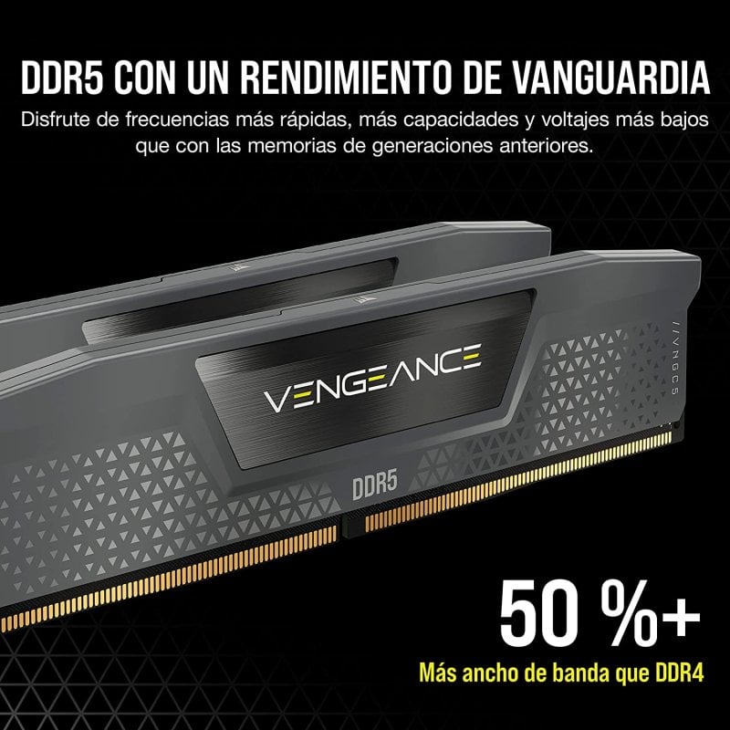 Memoria RAM Corsair Vengeance DDR5 6000MHz 64GB 2x32GB CL40
