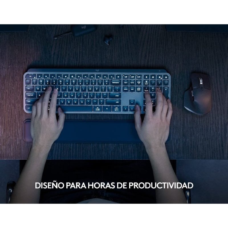 Teclado inalámbrico Logitech MX KEYS S 100% Negro