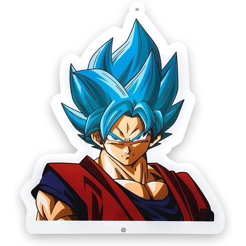 Luminária Goku Perfil Dragon Ball Dbz