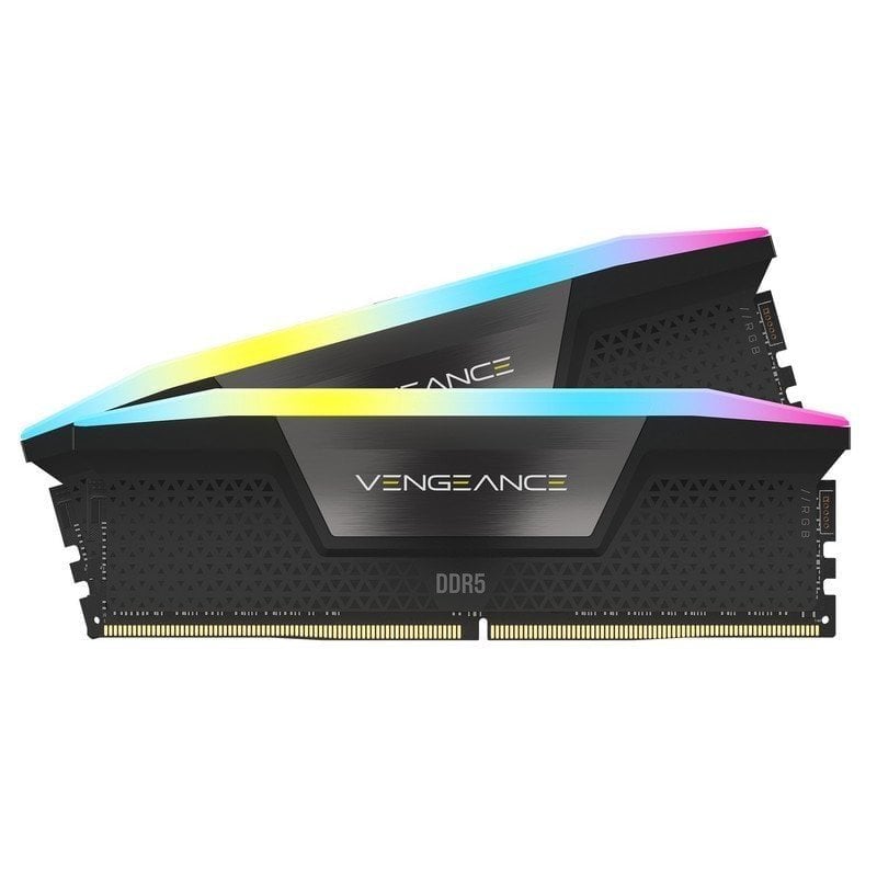 Corsair Vengeance RGB DDR5 6000MHz 48GB 2x24GB CL36 Pretas video