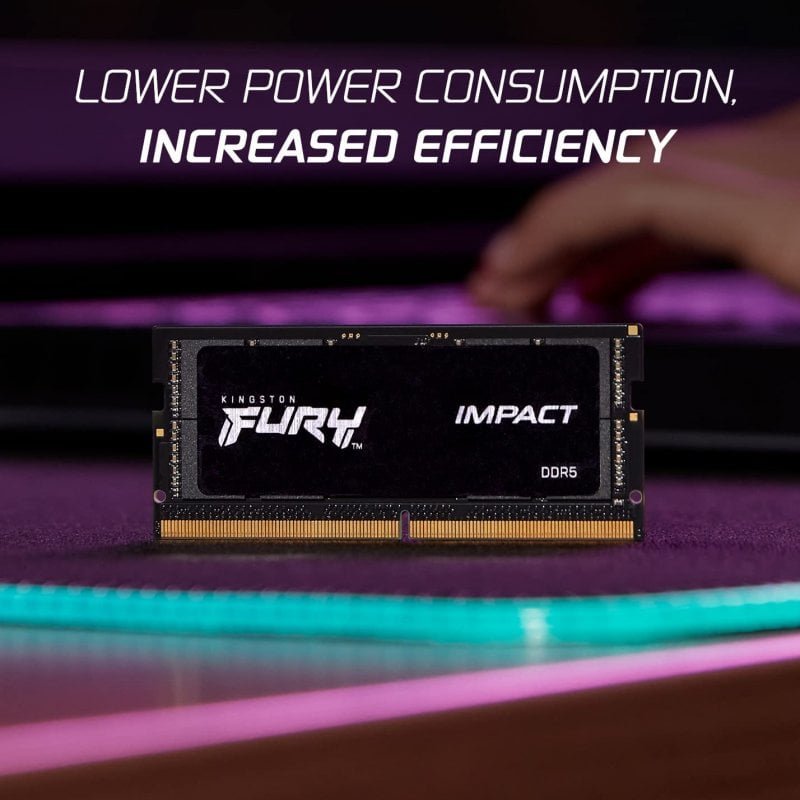 thumbnail image 2 of 32GB DDR4 SO-DIMM Laptop RAM Kit (2x16GB) – 3200 MHz PC4-25600 – Fury Impact Series 2 of 3