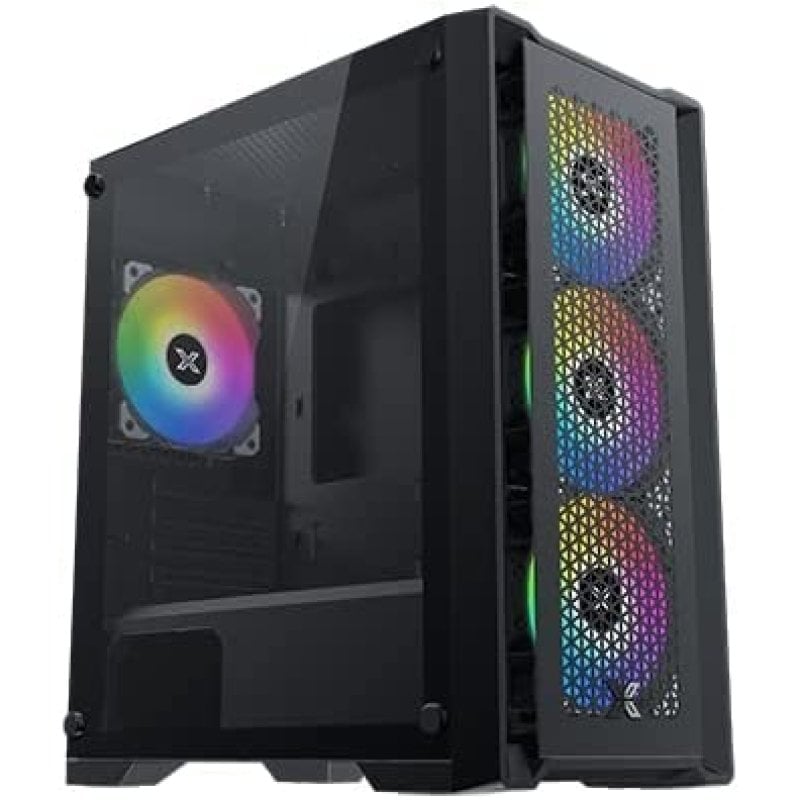 Xigmatek Lux M RGB Micro Tower Vidro Temperado USB 3.0 Preta