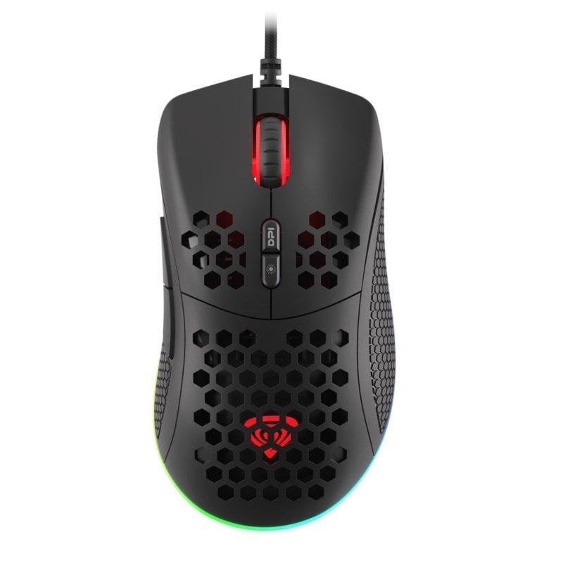 Souris Genesis Krypton 555 Gaming USB 8000 DPI RGB Noir