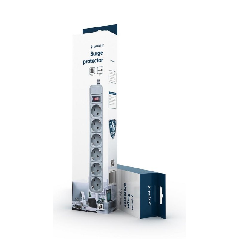 PremiumCord Regleta 230V, 3 Tomas, Extensión 230 V, Tomas Francesas Giradas 45°, Toma Múltiple Seguridad Infantil, Blanco, 3m
