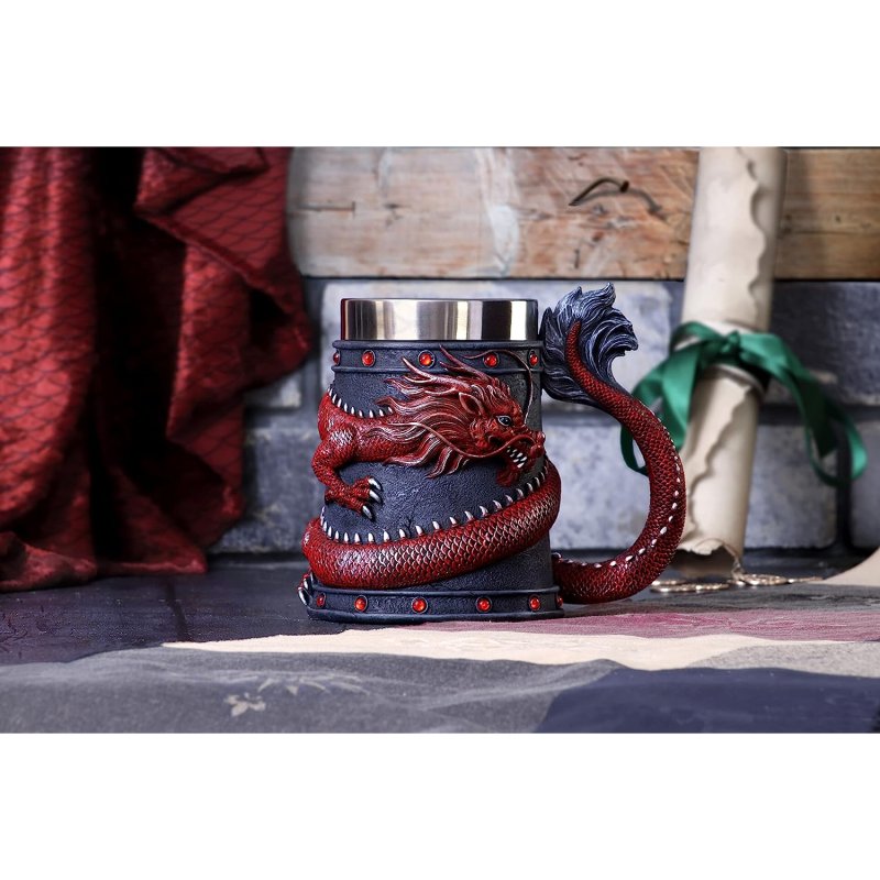 thumbnail image 2 of Goblet Dragon - Dragon Coil Red 2 of 10