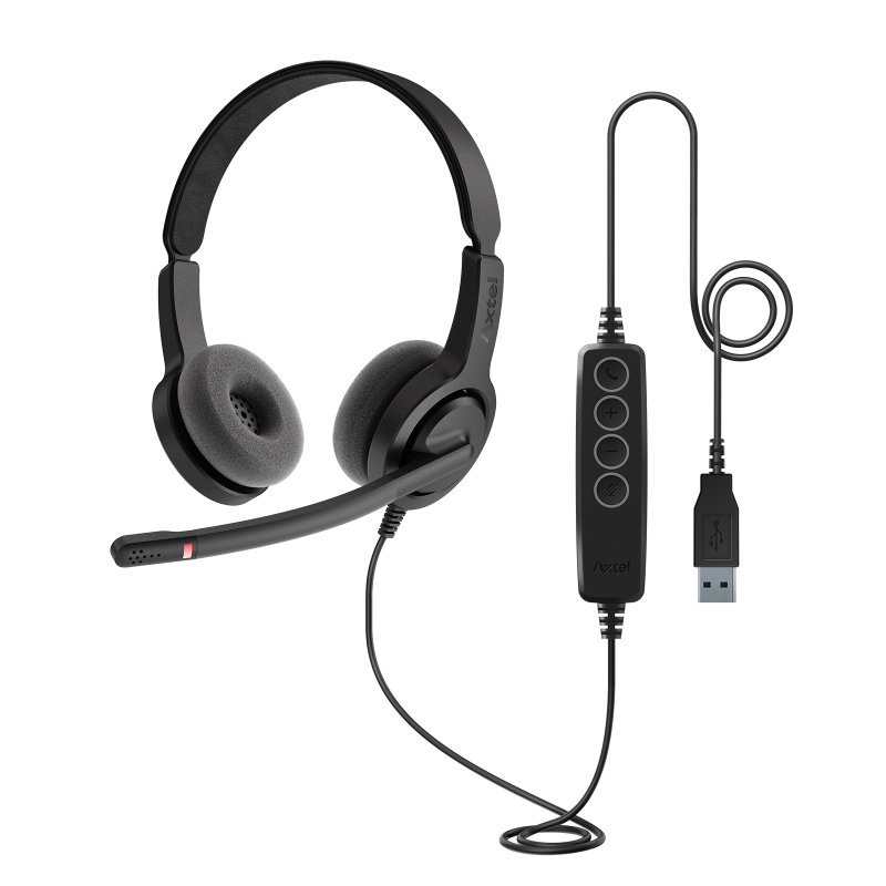 Axtel VOICE UC28 DUO NC Casque USB