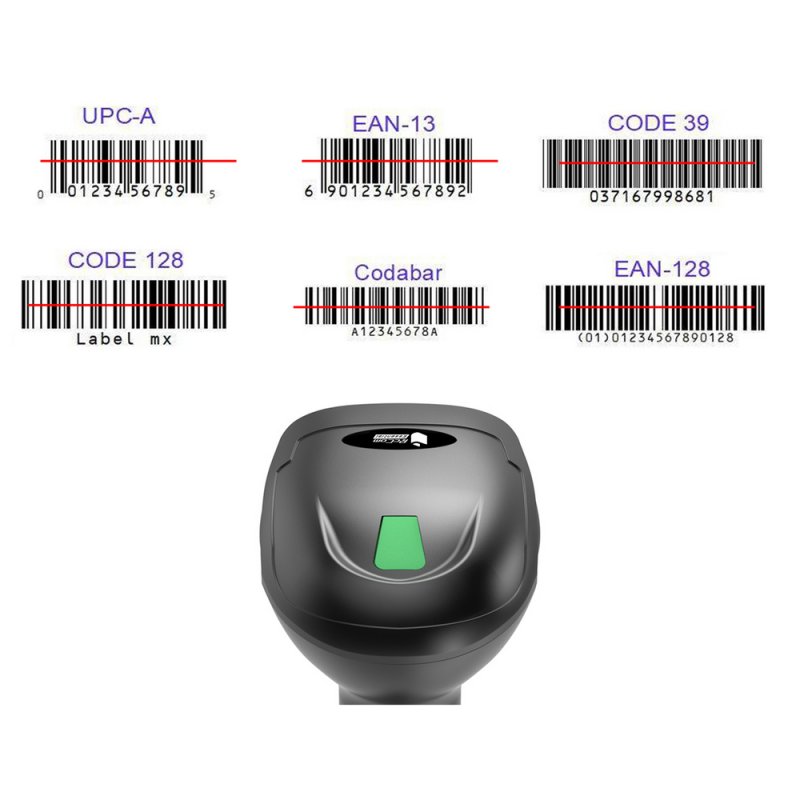 Scanner De Codes-barres Sans Fil JRHC Pour Inventaire - Terinal De