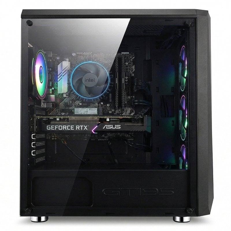 Computador Desktop Desktop PC Racing Intel Core i5-12400F 32GB 1TB SSD 2TB RTX 5060 Windows 11 Pro