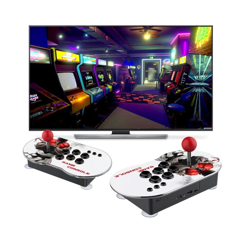 Kit de 2 jogadores, LED Arcade DIY para jogos de PC USB, incluindo