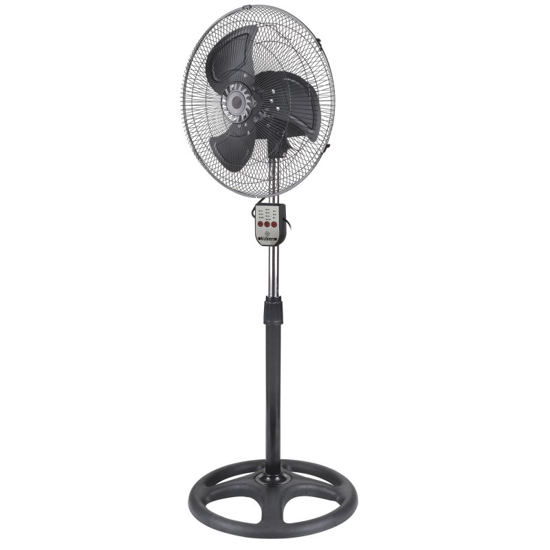 Küken Ventoinha de Pé Com Comando 100W Preto