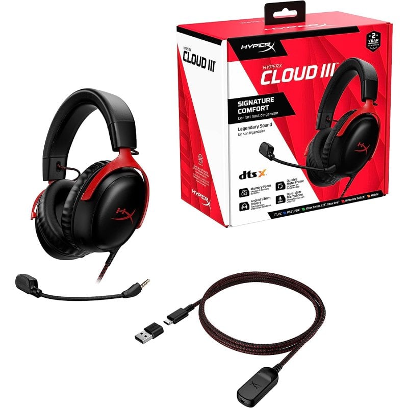 Casque gamer - HyperX Cloud Cluster 2 - noir