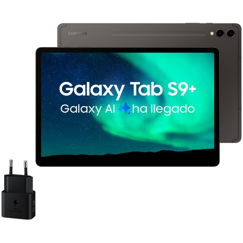 Image of Samsung Galaxy Tab S9 Plus WiFi 12/512GB Grigio + Caricabatterie