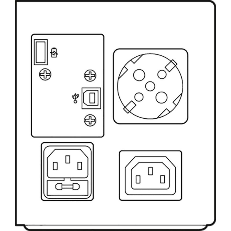 Digitus UPS de Línea Interactiva 1500 VA/900 W