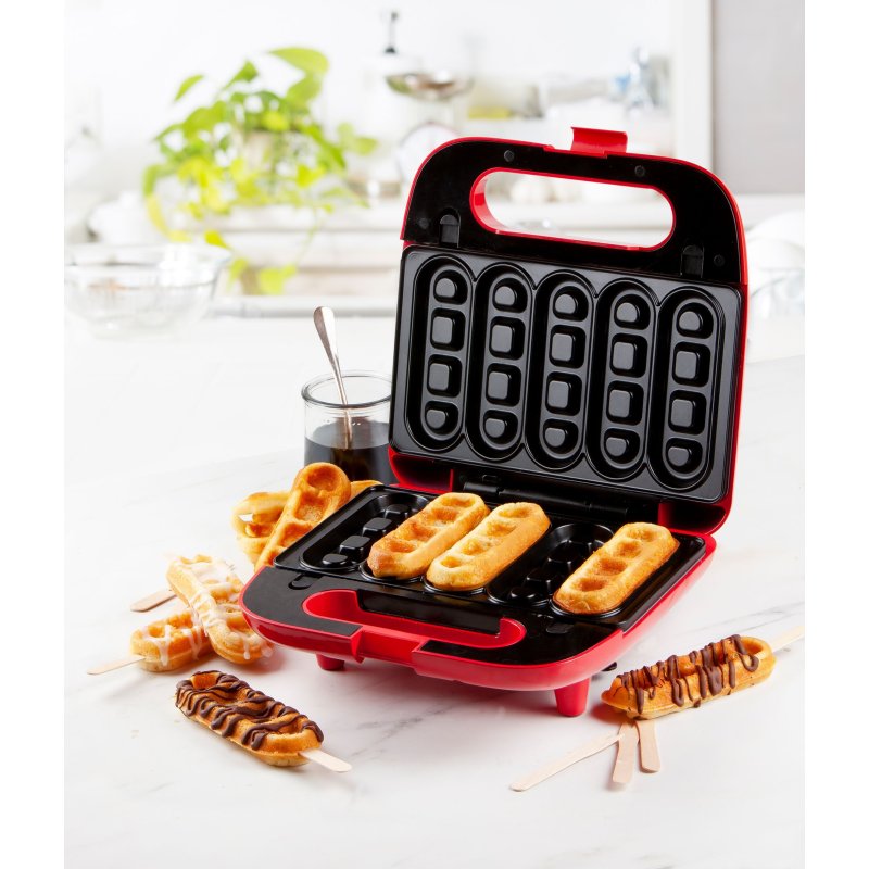 Snack Rouge Domo Snack Party DO9242W Gaufrier 5 en 1 750W Rouge | PcComponentes.fr