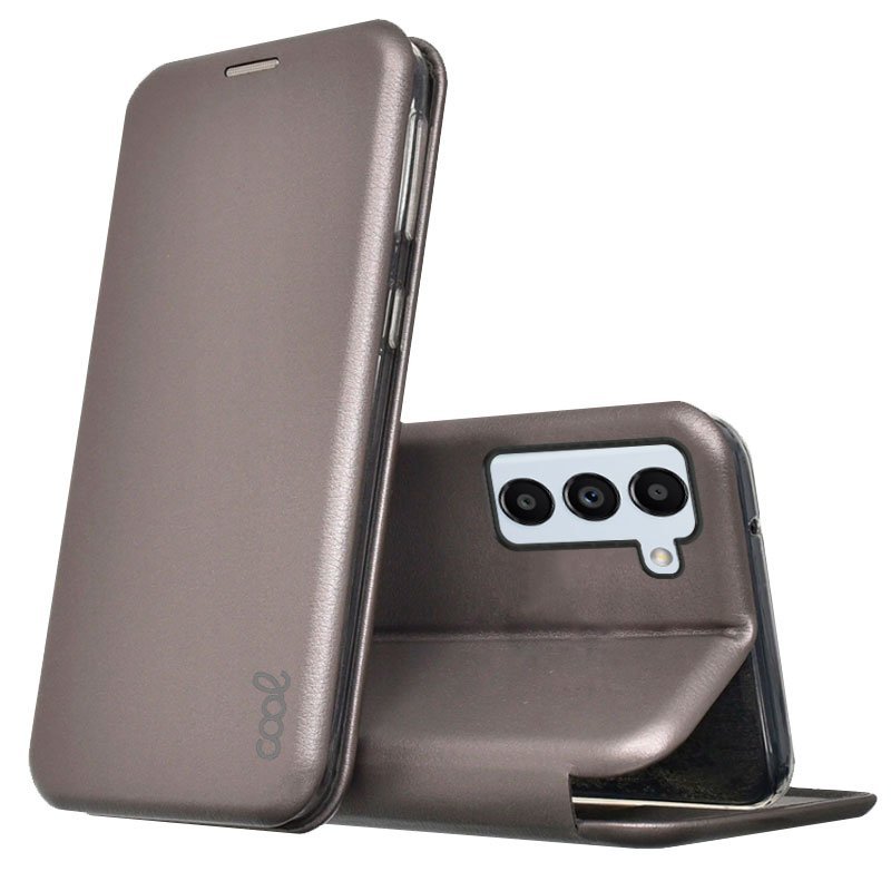 Image of Fantastica custodia Flip Cover Elegance Argento per Samsung A136 Galaxy A13 5G / A04s cod079