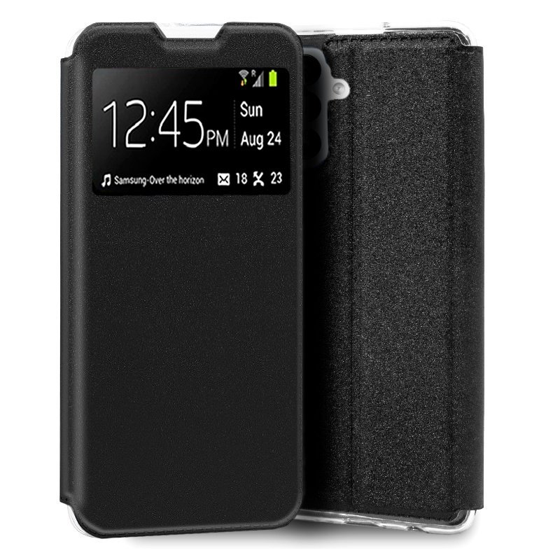 Image of Custodia Flip Cover nera liscia e fantastica per Samsung A136 Galaxy A13 5G / A04s cod079