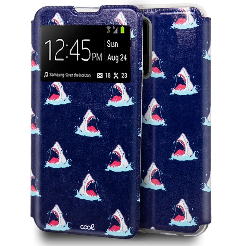 Cool Funda Flip Cover Dibujos Tiburón para Samsung G988 Galaxy S20 Ultra 5G video
