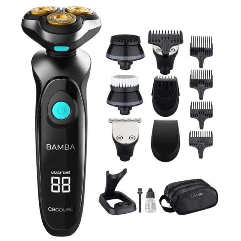 Cecotec Bamba PrecisionCare TwistGroom Máquina de Barbear Multifunções Sem Fios 10 em 1 video