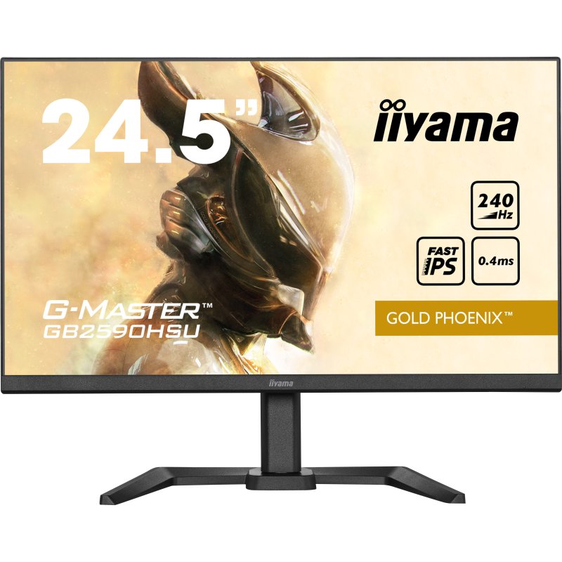 Iiyama Noir 24.5" Led - G-Master Gb2590hsu-B5 Gold Phoenix - Image 4