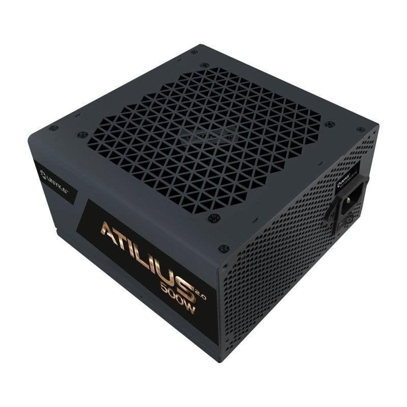 Unyka Negro Fuente Alimentación 500W Atx Atilius 2.0 Black 500W 80+ Bronze 80 Plus Bronze Non-Modular - Imagen 3
