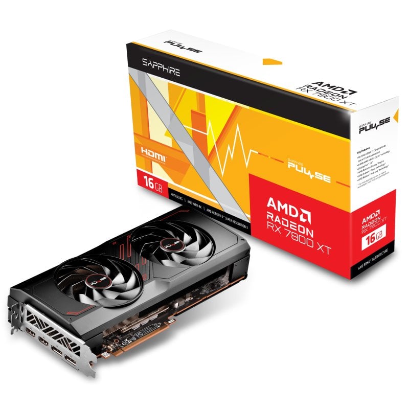 Sapphire Pulse AMD Radeon RX 7800 XT GAMING 16 Go GDDR6