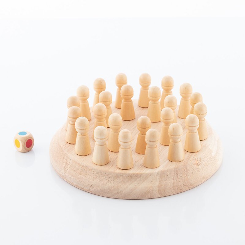 Memory Match Stick Chess, Memory Chess Wood, Xadrez de Memória de Madeira,  Xadrez de Memória, Jogo de Xadrez Aprendendo Brinquedo, Brinquedo de