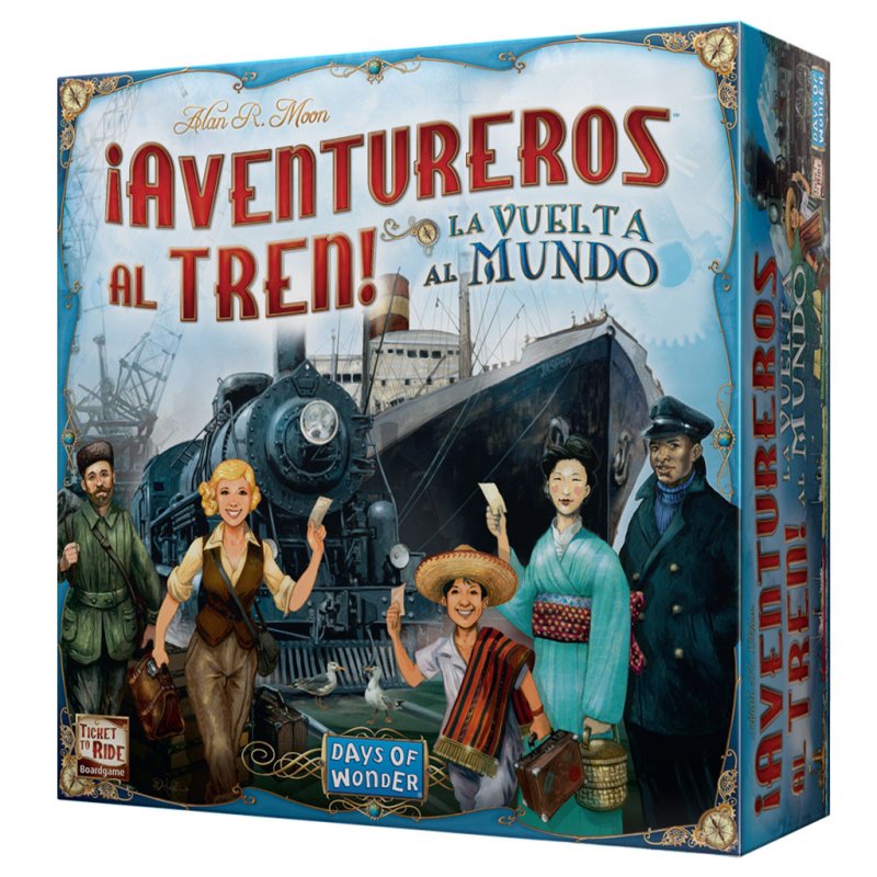 Aventureiros Asmodee para o trem! O primeiro jogo de tabuleiro Journey