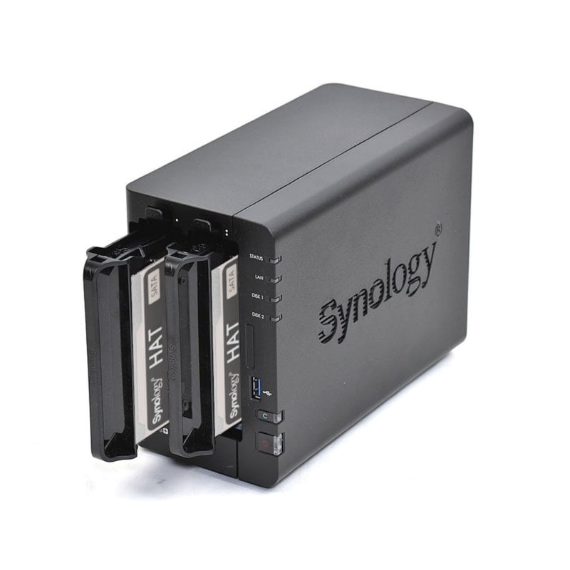 Image of Synology DiskStation DS223 NAS 2GB RAM + 2 dischi rigidi da 8TB Synology HAT Enterprise