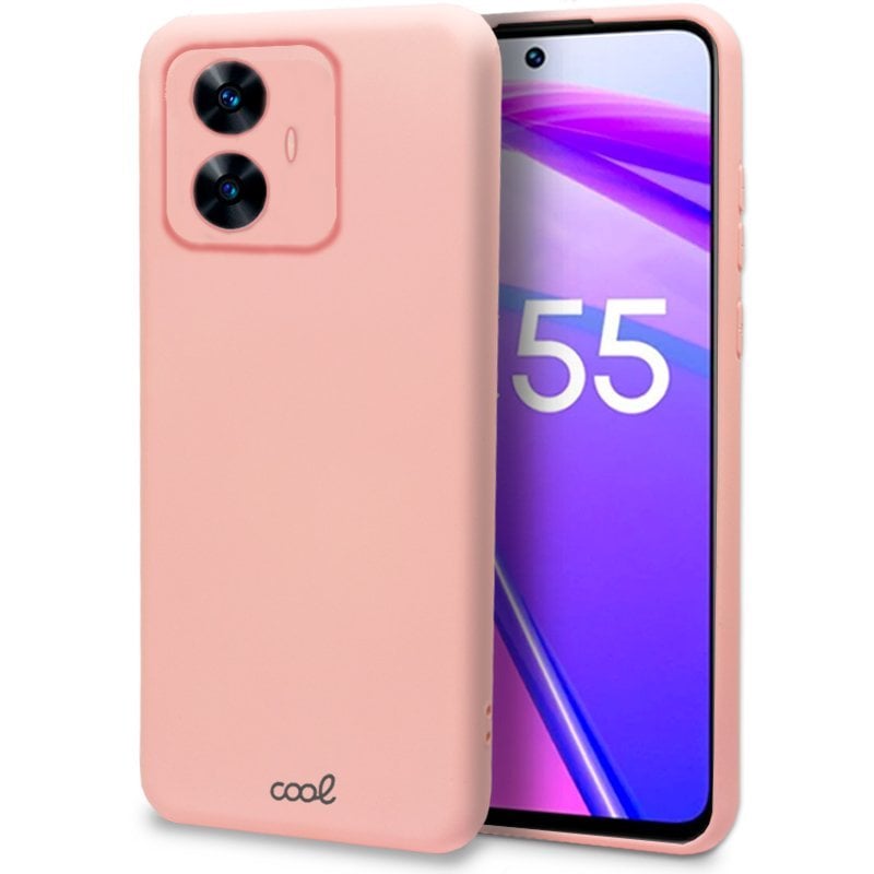 Image of Custodia Cover rosa frossodo per Realme C55 cod079