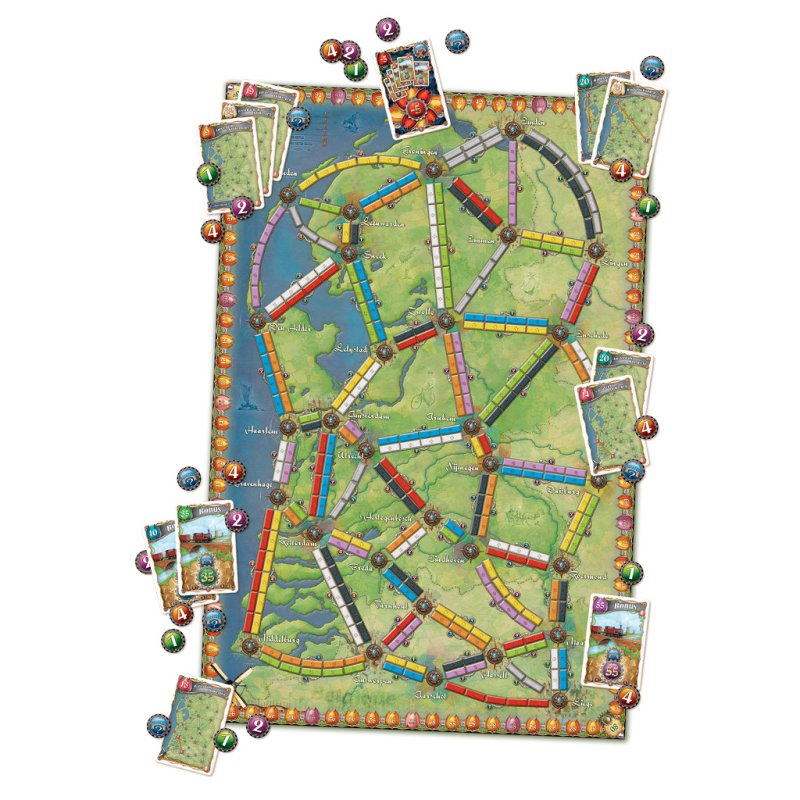 Ticket to Ride Amsterdam Board Game - Italia