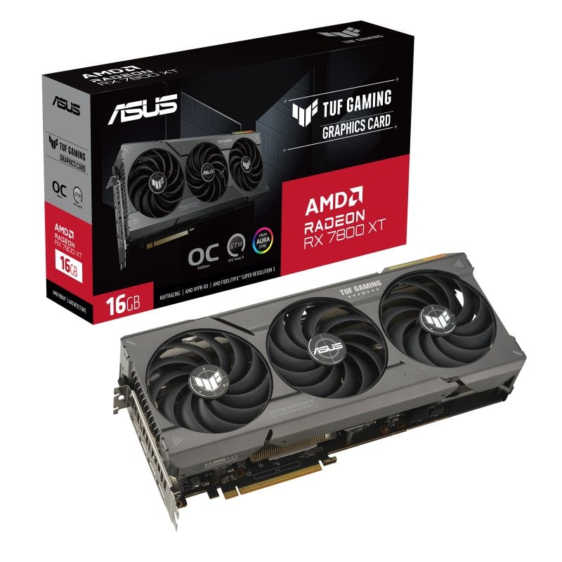 Image of ASUS TUF Gaming TUF-RX7800XT-O16G-GAMING AMD Radeon RX 7800 XT 16 GB GDDR6