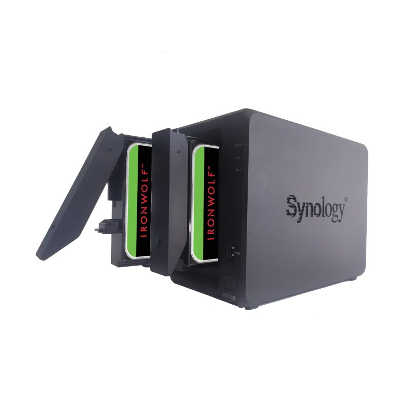 Image of Synology DiskStation DS723+ NAS originale 6GB DDR4 RAM + 2 dischi rigidi Seagate IronWolf da 10TB