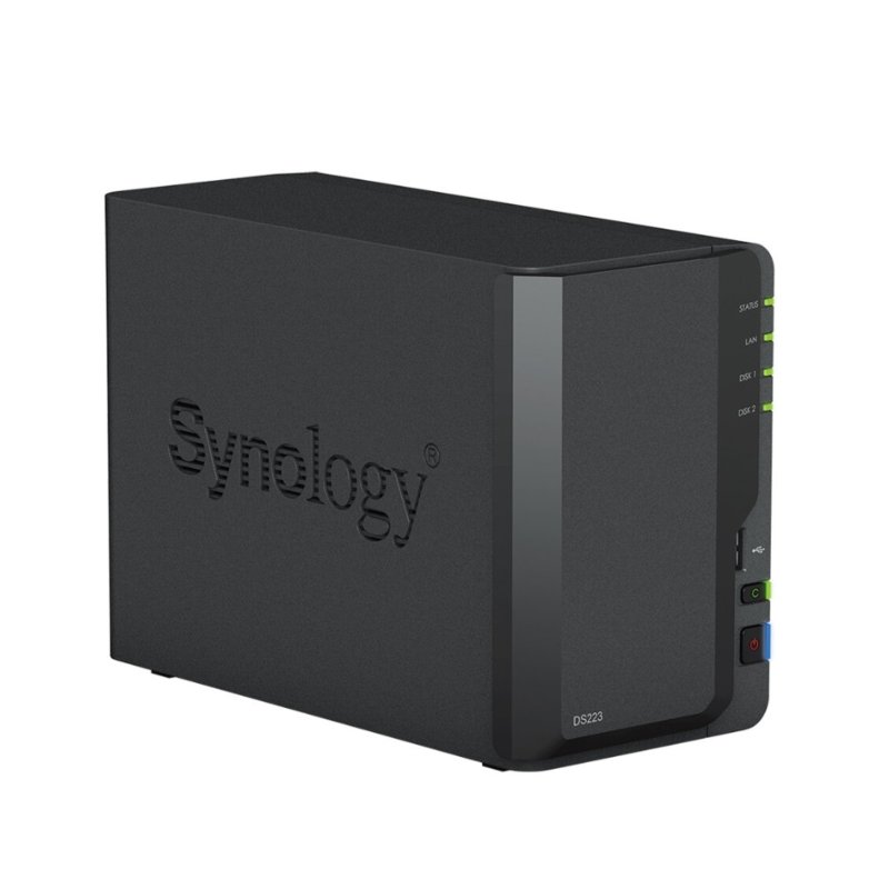【最終値下】未使用シノロジーDS223+WD red plus4GB×2個セット 6678-synology-diskstation-