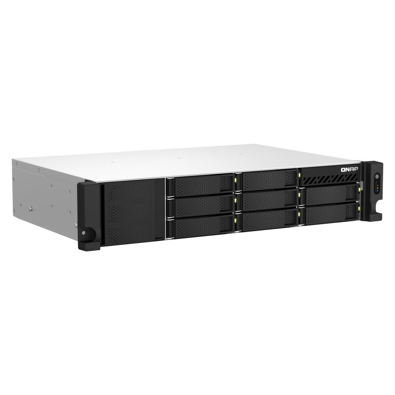 Qnap TS-864EU-8G Server NAS 8-Bay In Nero Con Processore Intel Celeron E Doppia Porta 2.5GbE