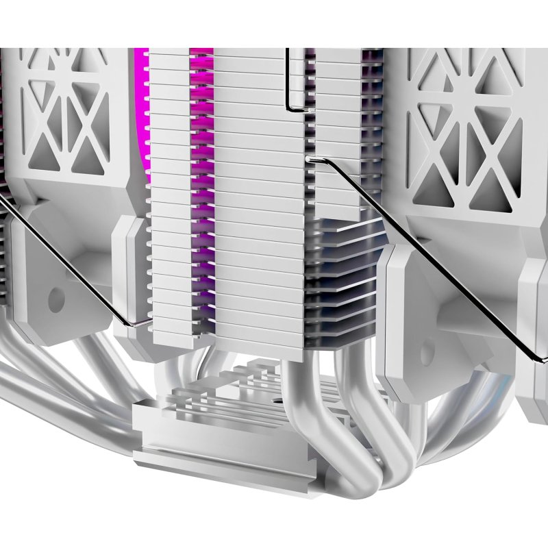 Nfortec - SCULTOR X Disipador CPU Doble Torre Con 6 Heatpipes, 2x120mm