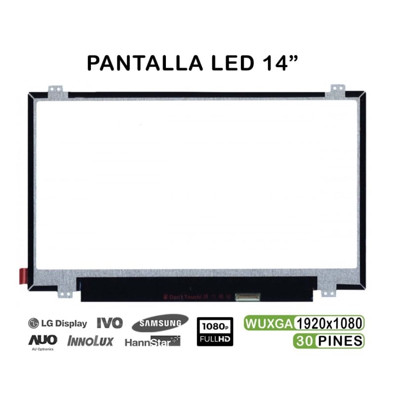 Image of Schermo LED da 14" per laptop B140htn01.0 B140htn01.1 B140htn01.2 cod079
